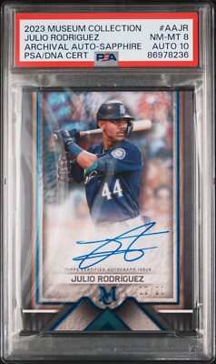 Topps 2023 Julio Rodriguez auto /10 Topps 2023 Julio Rodriguez