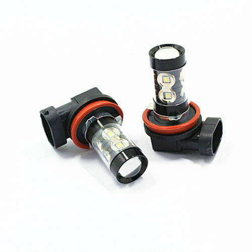 2x H8 H11 H16 6000K White 100W High Power LED Fog Light Bulbs - Picture 2 of 10