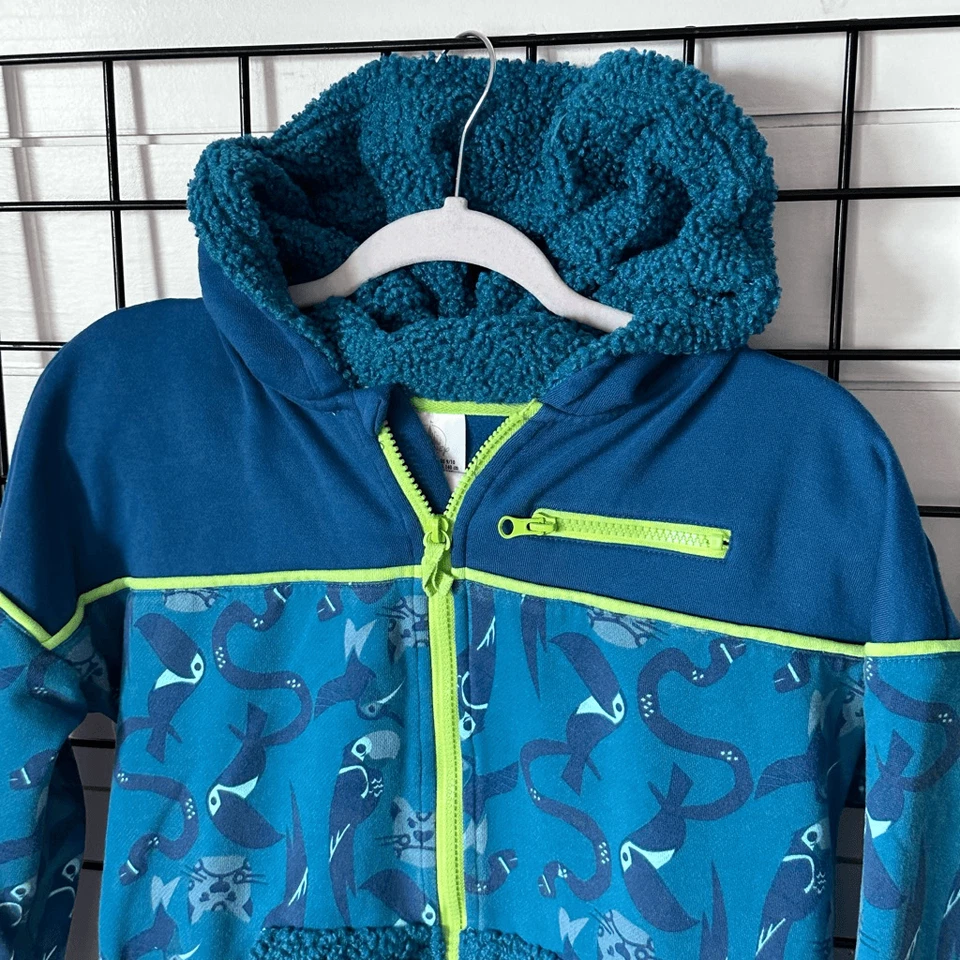 Chaqueta con Capucha Disney Encanto Cremallera Completa Niños 9/10 Azul Sherpa Difuso Foto 2 de 4