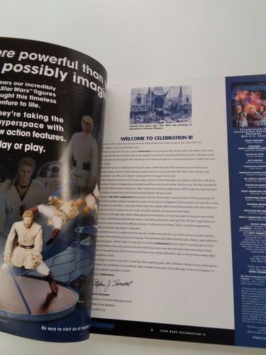 Star Wars Celebration 2 II Magazine Program Book Vtg 2002 Indianapolis Poster - Picture 3 of 12