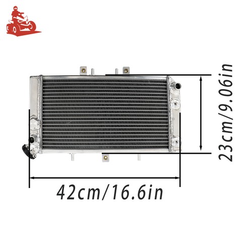 For Polaris Outlaw 450 MXR Outlaw 525 IRS S Predator 500 ATV Aluminum Radiator - Picture 1 of 8