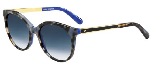 Kate Spade AMAYA/S Blue Havana/Navy Shaded 53/18/135 Women's Sunglasses - Picture 1 of 1