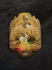 2022 ELOY JIMENEZ TOPPS FIRE EF-11 ON FIRE GOLD MINTED SP DIE CUT CARD WHITE SOX