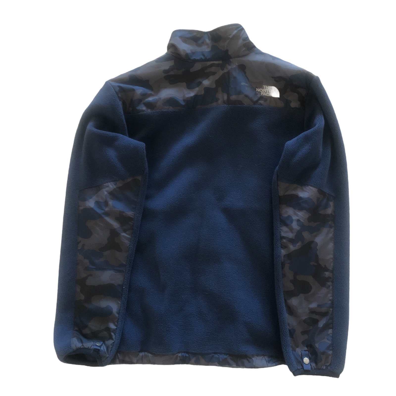 Boys Full Zip Camo/Blue Denali Jacket 