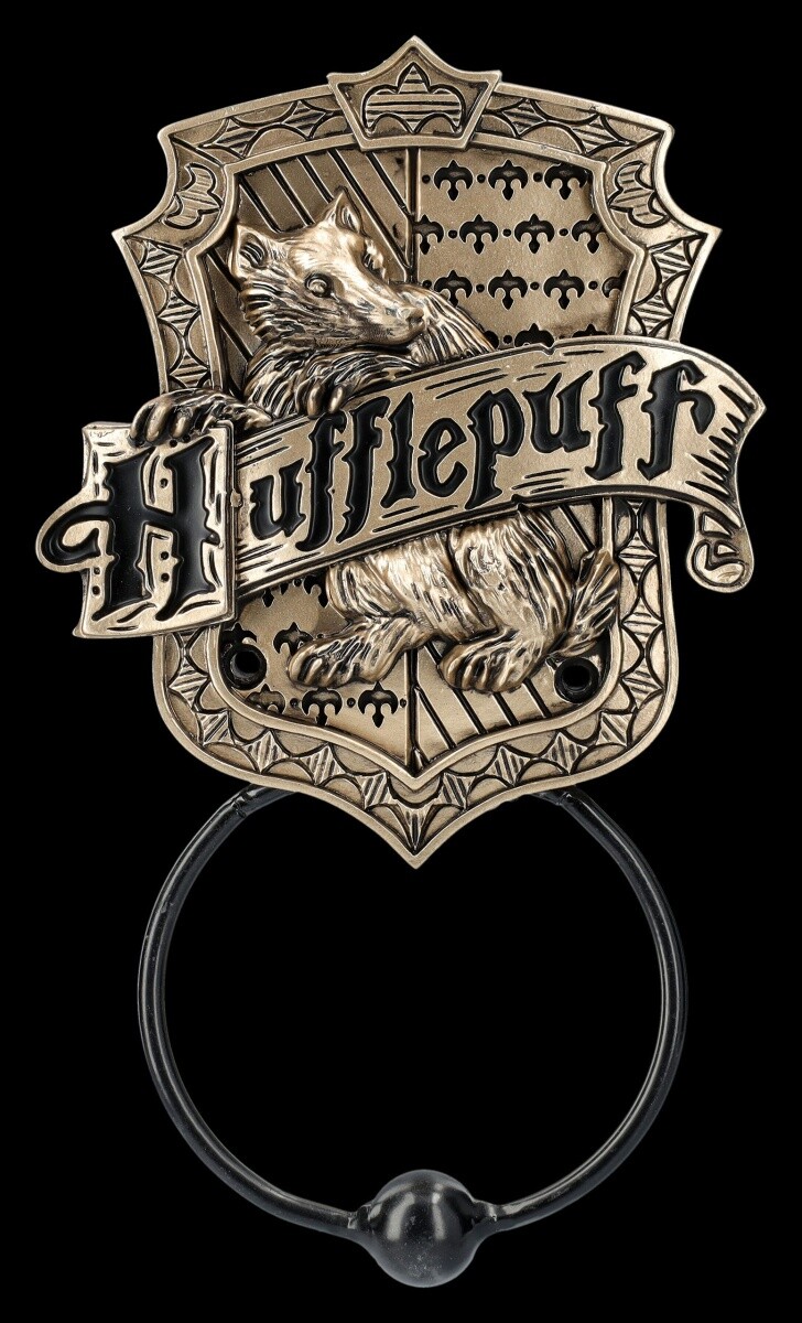 Harry Potter Hufflepuff Door Knocker Decorations Wall Hanging Merchandise 23.5Cm