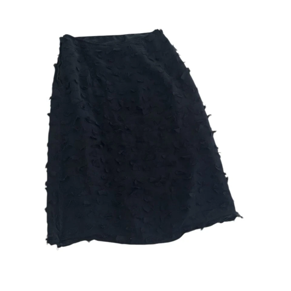 Saia de fada Isda & Co feminina textura pétala de seda preta caprichoso 2 - Imagem 3 de 4