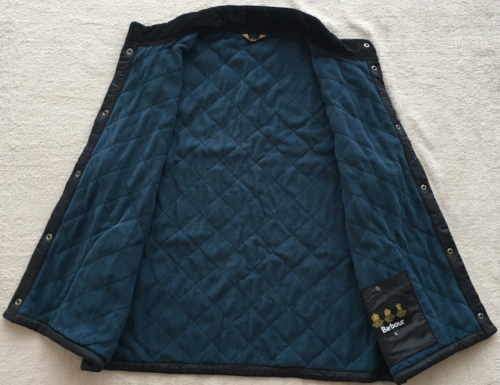 Barbour Perble mens Black Quilted Waistcoat Vest Gilet size XL - Picture 6 of 10