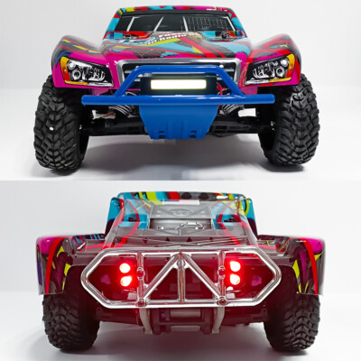 Vorne + Hinten Beleuchtung LED Lich für 1/10 Traxxas SLASH 2wd RC Crawler