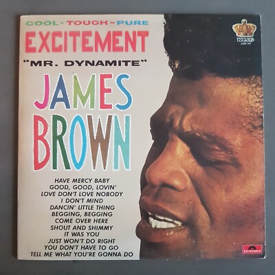 James Brown - Excitement - King - LP - Reissue - Excellent