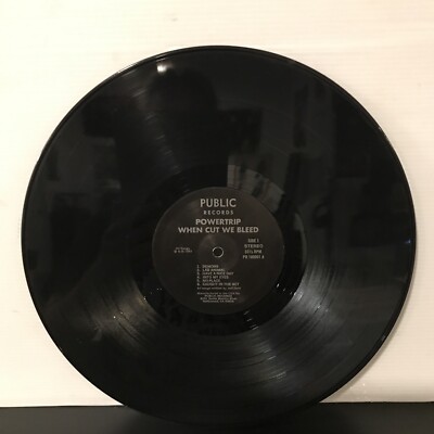 Powertrip – When Cut We Bleed LP 1983 Public Records – PR 100001