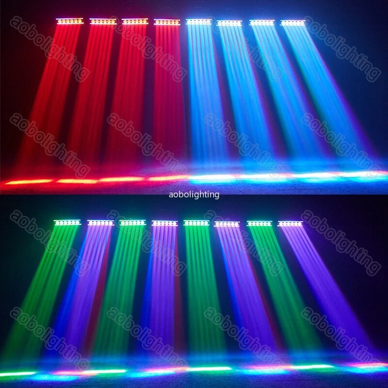 6*20W RGBW LED Moving Head Beam Stage Light for DJ Disco Party Club Dance Floor - Image 2 of 4