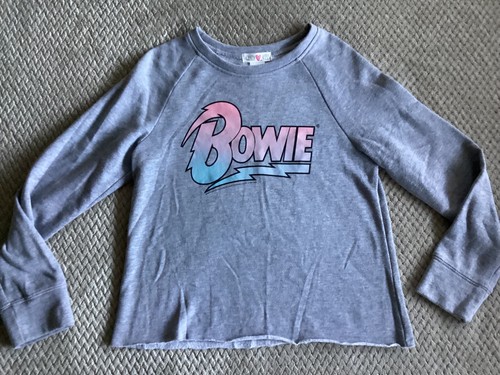 David Bowie Kandy Kiss Youth Girls Lightweight Sweatshirt Large - Picture 3 of 7