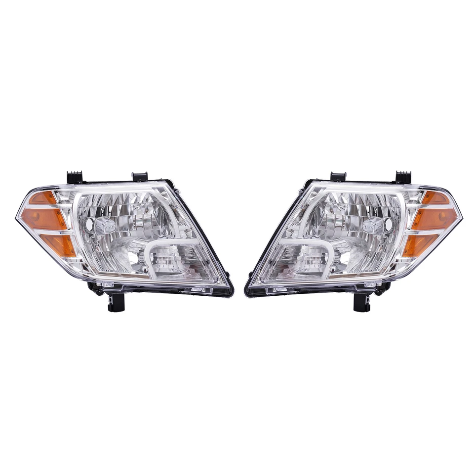 Par de faros delanteros derecho+izquierdo para camioneta Nissan Frontier 09-18 Foto 3 de 4
