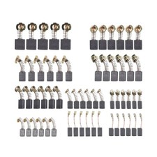 60pcs Electric Motor Replacement Brushes 10 Models For DIY Maintenance