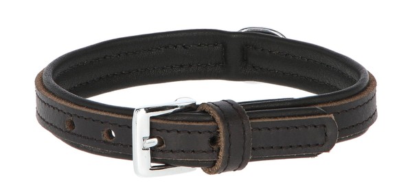 Kerbl Vegas Hq Halsband, Schwarz 40Mm/70Cm Hundehalsband Lederhalsband Haustier-image