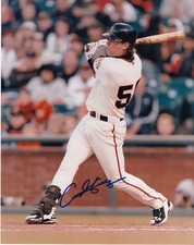 CONOR GILLASPIE  SAN FRANCISCO GIANTS   ACTION SIGNED 8x10