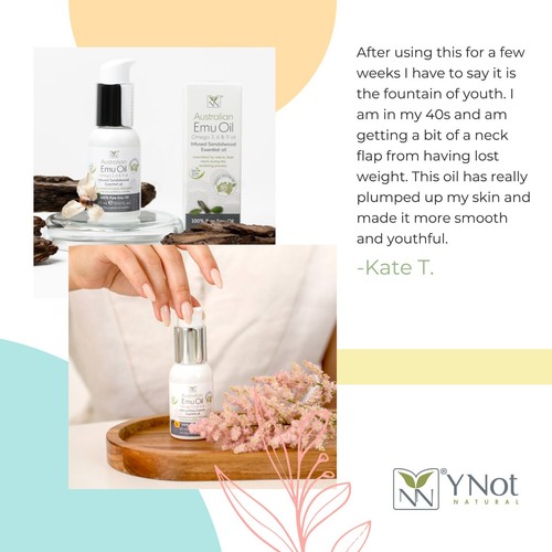 Pure Emu Oil, Infused Rose Canvas for Hypoallergenic Skin Care, Hair & Healing - Picture 10 of 11