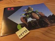 Kawasaki quad KSF250 KEF300 prospectus brochure publicité  KSF 250 KEF 300 pub