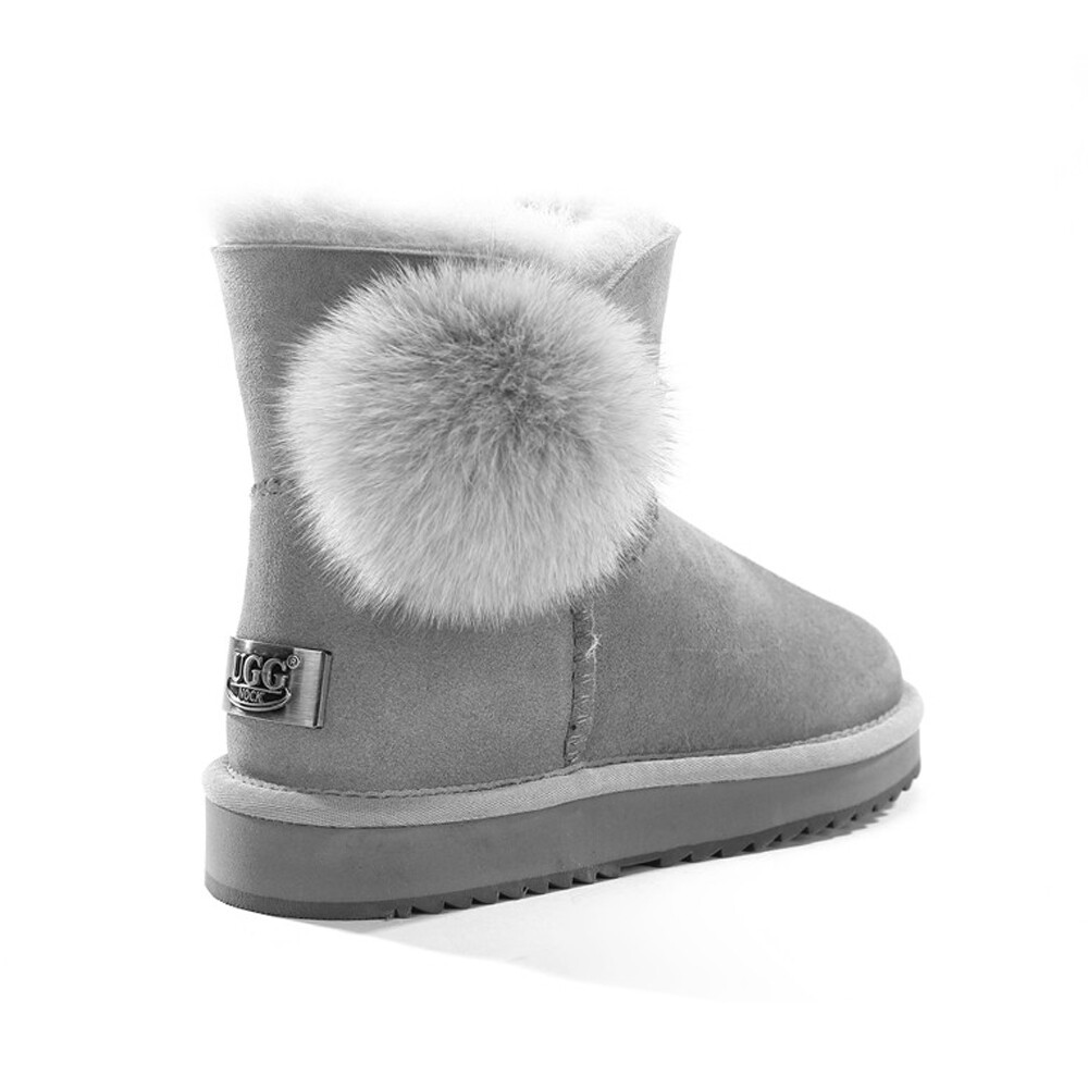 Womens UGG Boots Mink Hair Ball Short Classics Premium Australian