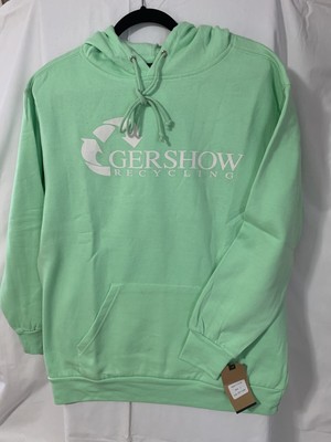 Pull Over Hoodie Bright Green Unisex Size L NWT