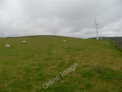 Foto 6x4 Mynydd Cerrigllwydion Pant\/SJ0500 Mynydd Clogau Windpark auf t c2009
