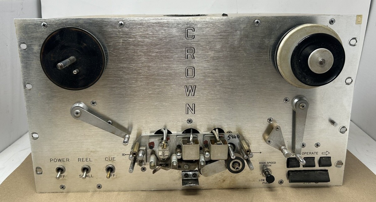Early CROWN 800 SERIES CX-822 VINTAGE REEL TO REEL DECK PARTS
