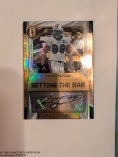 2024 Panini Gold Standard Football Jason Taylor Setting The Bar Auto 35/49