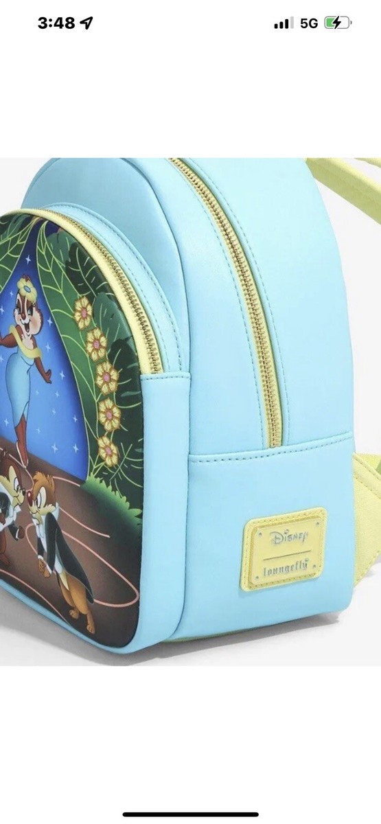 LOUNGEFLY DISNEY CHIP N DALE LOVE CLARICE MINI BACKPACK NWT  display picture 2