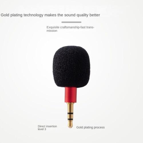 Mic 3.5mm Mini Microphone Metal Speaker Microphone  Mobile Phone - Zdjęcie 1 z 7