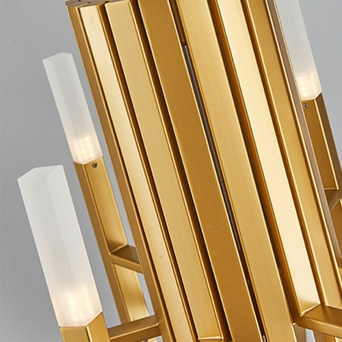 Gold Lobby Pendant Lighting Bedroom Pendant Light Led Dining Room Ceiling Lights - Picture 2 of 10