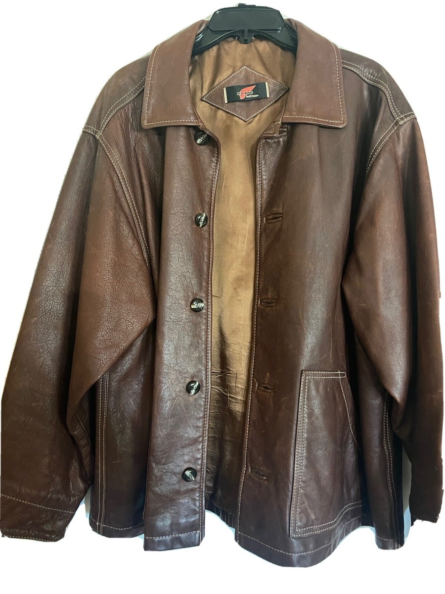 Red Wing Boots Vintage Eric Clapton Edition Leather Coat Red Wing Boots Vintage Eric Clapton Edition Leather Coat