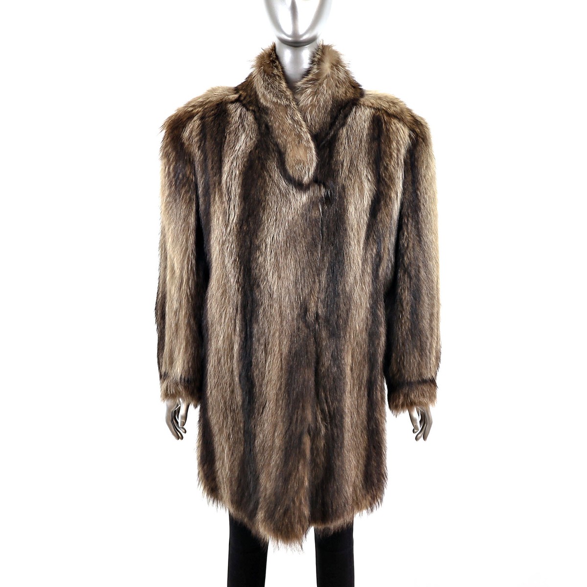 Raccoon Coat Value Raccoon 3/4 Coat- Size M