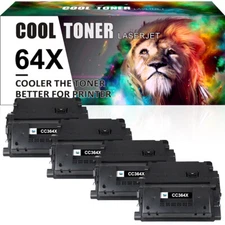 High Yield CC364X Toner Compatible with HP 64X LaserJet P4015dn P4015n P4515 Lot