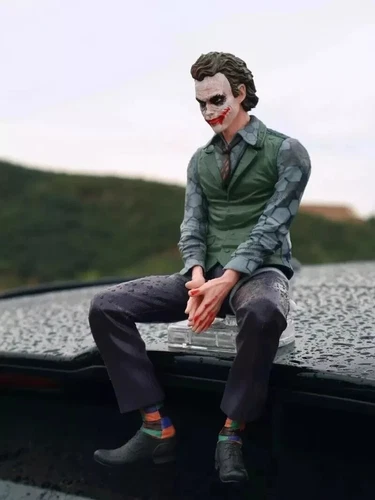 DC Comics The Joker Figure Car Accessory - Car Mounted Joker The Dark Figure 9'' - Picture 10 of 17