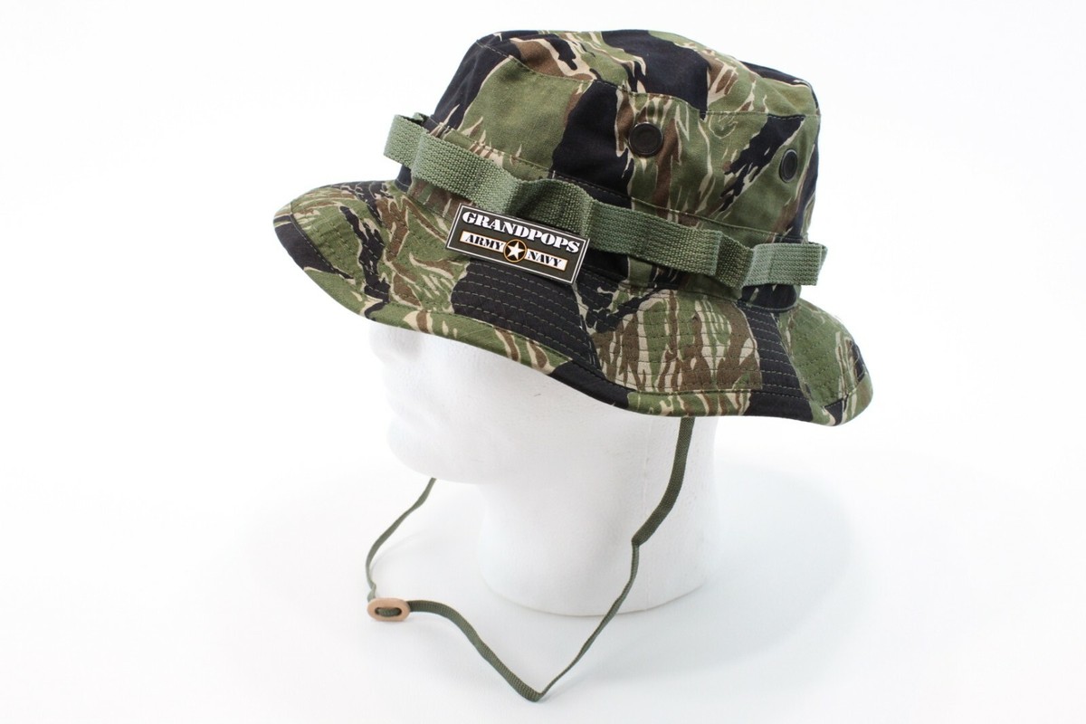 Vietnam Tiger Stripe Rip Stop Jungle Hat Made In USA | eBay