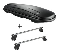 Dachbox Vdpjuxt600L+DachträGer K1P Alu FüR FüR Fiat Multipla I 5TüRer 98-03