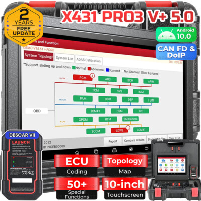 LAUNCH X431 PRO3S+ V+ V5.0 PRO5 Profi OBD2 Diagnosegerät ALLE SYSTEM Programmier