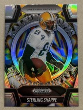 STERLING SHARPE 2025 PANINI PRIZM BLACK KALEIDOSCOPIC SILVER  