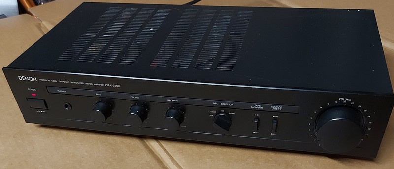Denon PMA-250 III Integrated Stereo Amplifier Receiver Hi-Fi separate, Working