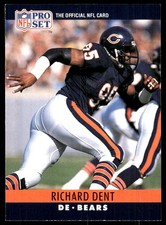 Richard Dent 1990 Pro Set #52 Chicago Bears NFL READ FREE SHIPPING AutographDen