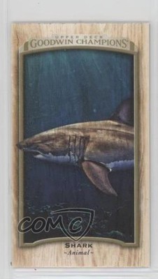 2017 Upper Deck Goodwin Champions Wood Mini Lumberjack Back 5/8 Shark #74 1ci