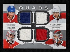 2015 The Cup Quads Jerseys 1/25 Max Pacioretty Alex Galchenyuk Carey Price 0c3