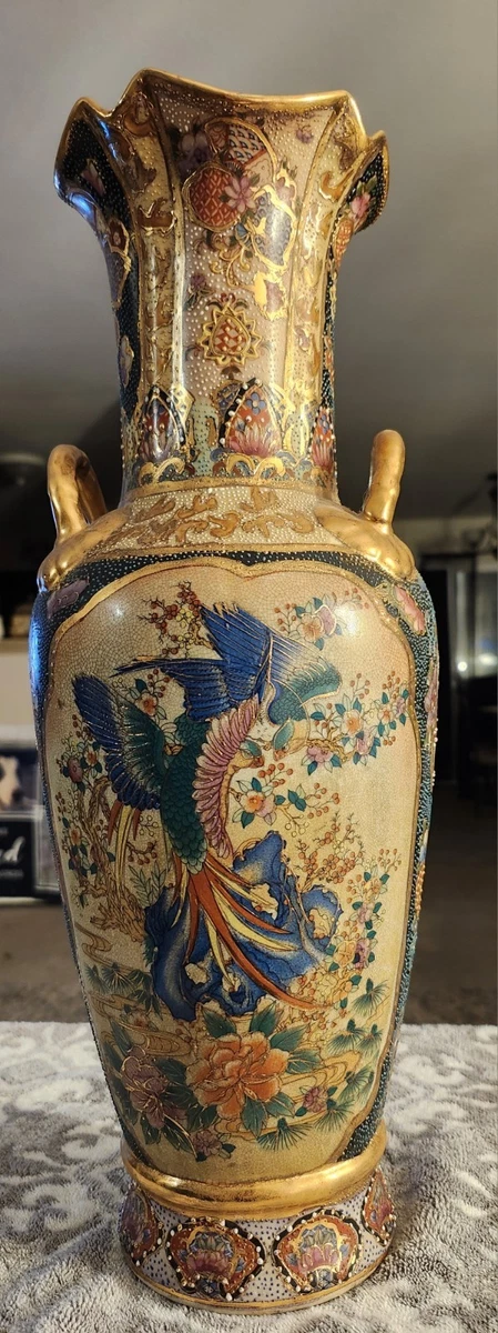 大花瓶中国古董花瓶| eBay