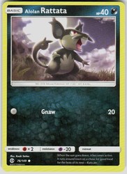 Alolan Rattata 76/149 Sun & Moon Base Set Common