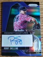 2025 Panini Prizm - Prospect Signatures Robby Snelling Auto #PS-RS Blue /49 (RC)