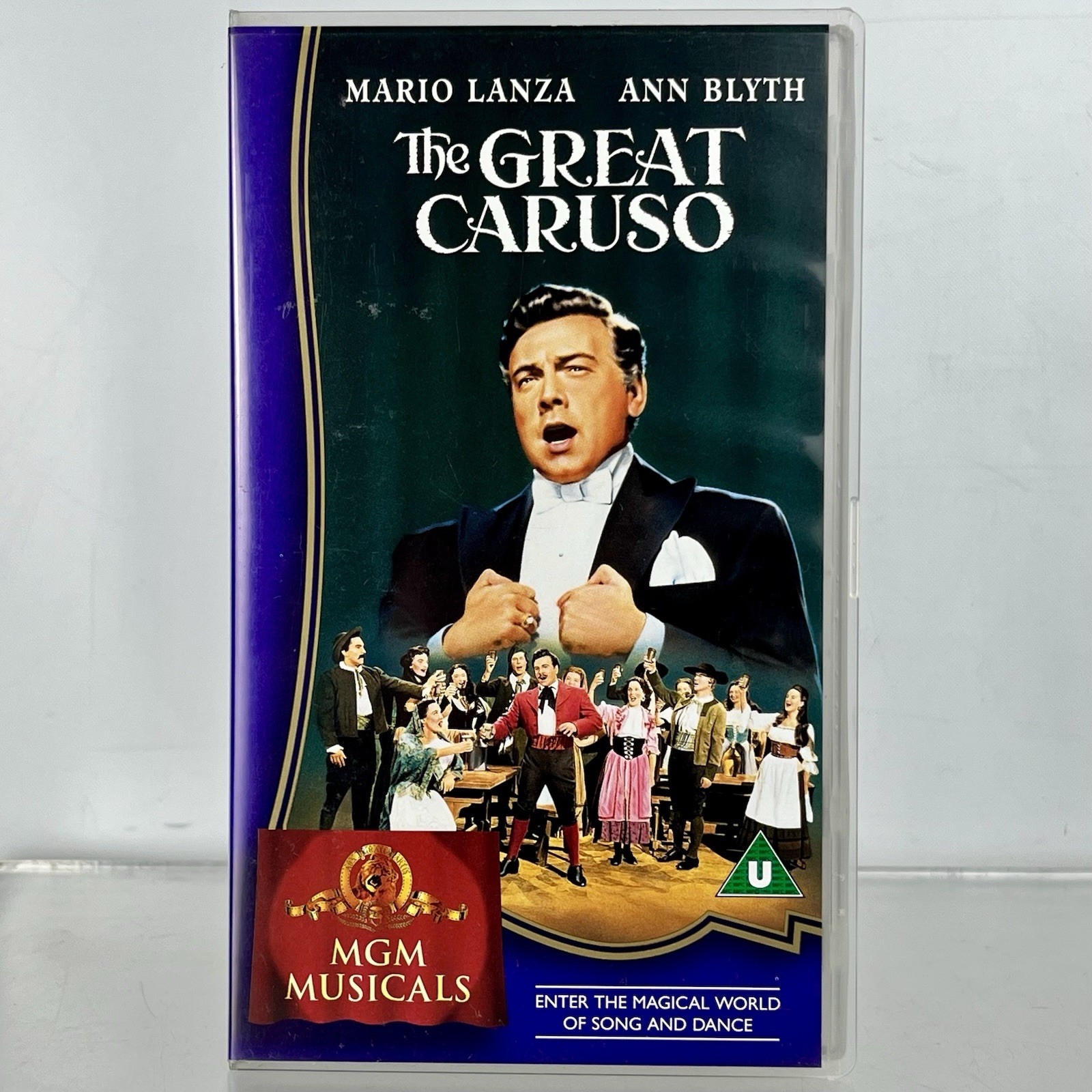 New THE GREAT CARUSO VHS TAPE Video Cassette 1951 Mario Lanza Ann Blyth Sealed