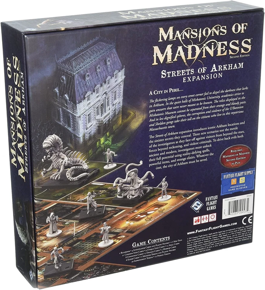 STREETS OF ARKHAM MANSIONS OF MADNESS 2ND EDITION EXPANSION PACK - Image 2 of 4