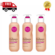 3Pack EOS Pink Champagne Cashmere Shave Oil, 6 fl oz, Hydrating Body Care Pack