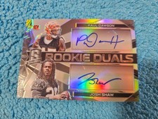2015 Spectra Rookie Dual Autograph Paul Dawson / Josh Shaw Bengals 96/199 #235