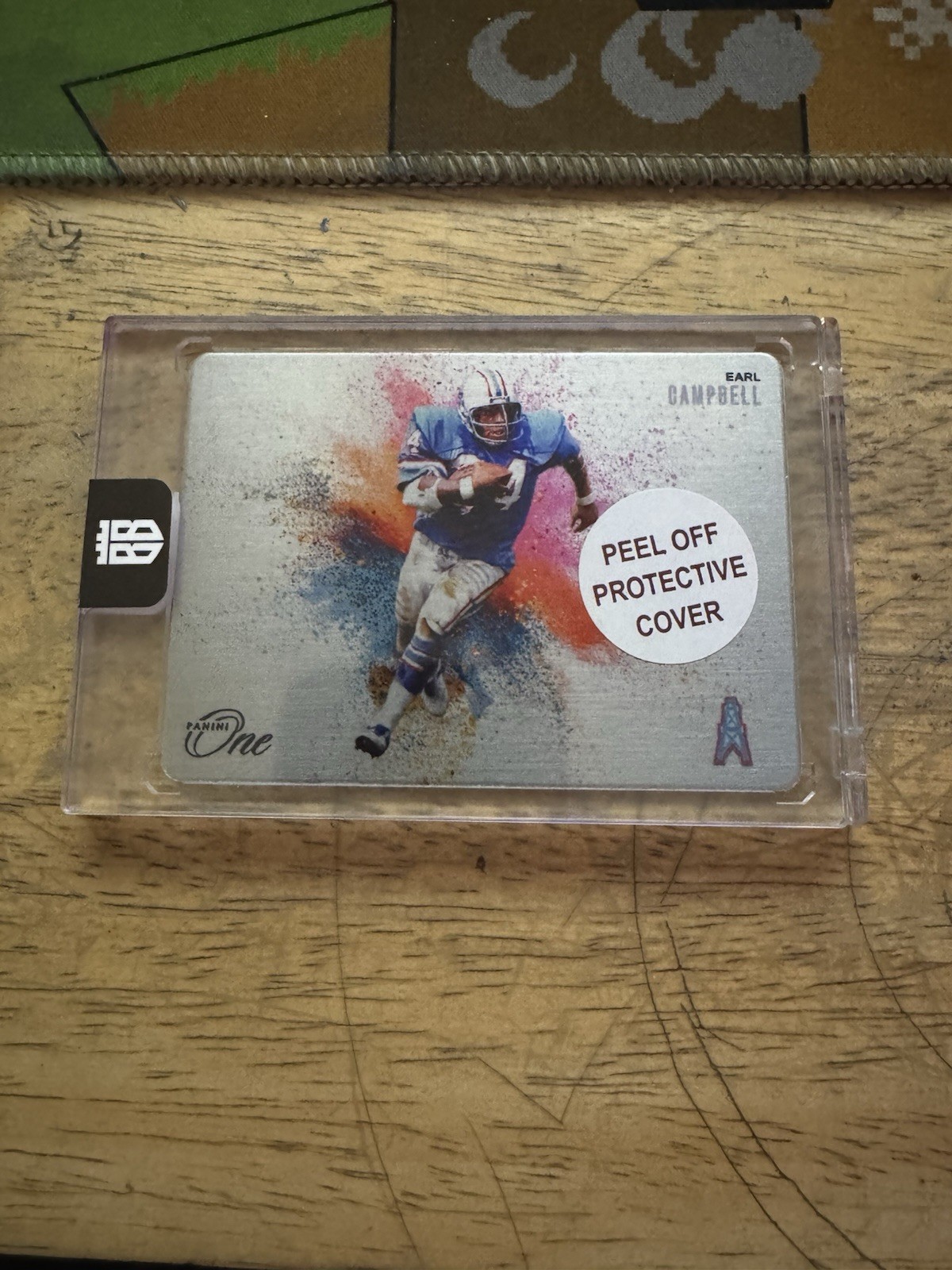 2024 Panini One Earl Campbell Color Blast Case Hit Metal SSP